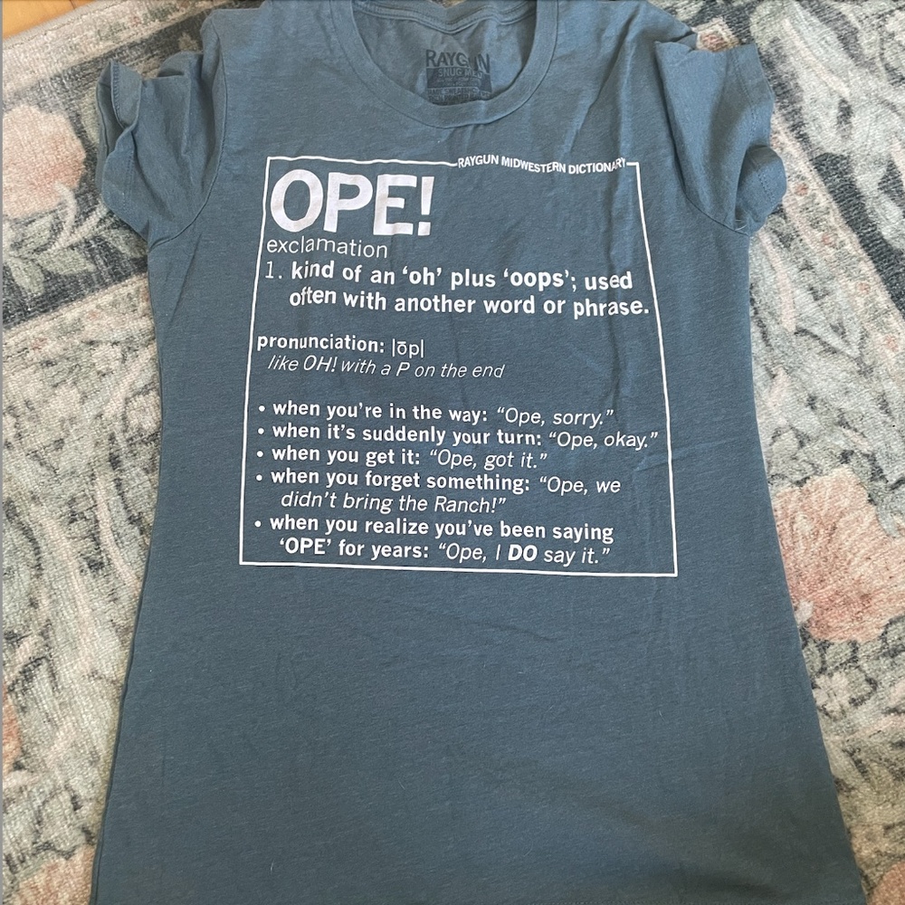 Raygun Ope Definition T-Shirt, Snug Medium